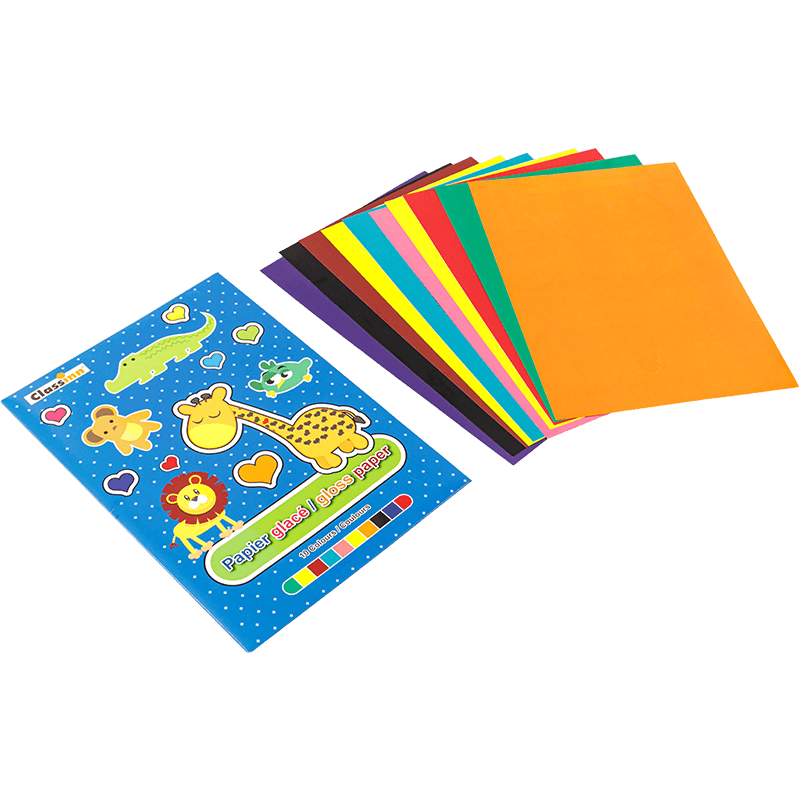 Vytvorte umelecké dielo z farebného papiera Farebný papier